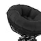 Flash Furniture Bowie Comfort Series Black Swivel Patio Chair with Black Cushion JE-5101W-BK-GG - alternate 9